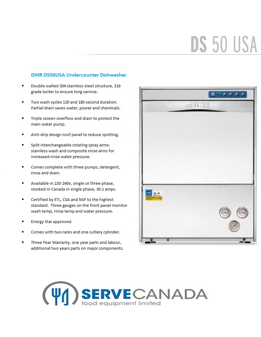 Products Serve Canada Food Equipment Ltd.